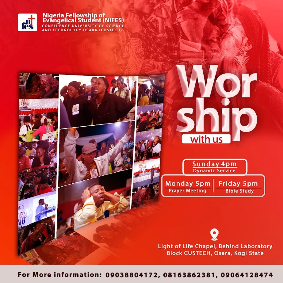 CUSTECH worship event campaign design