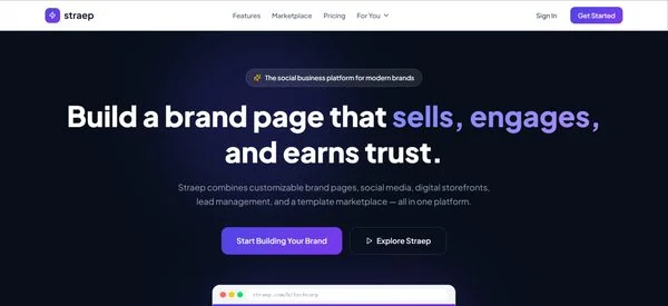Straep product interface